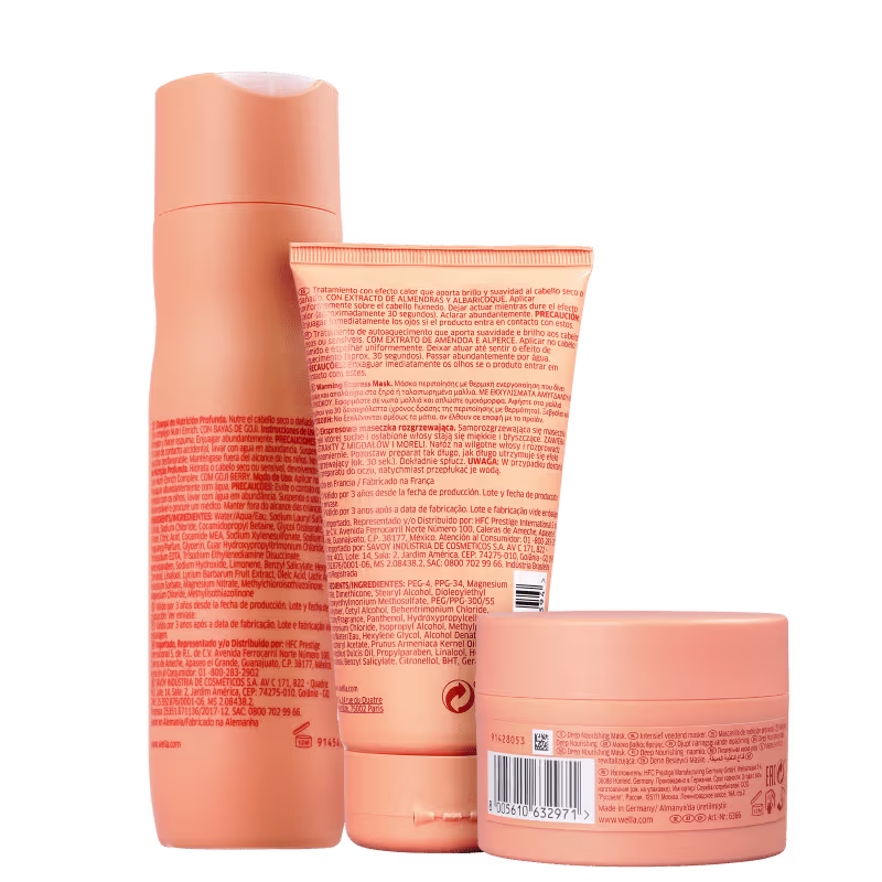 Kit Wella Professionals Invigo Nutri-Enrich Wonder Oil Reflections (5 Produtos)
