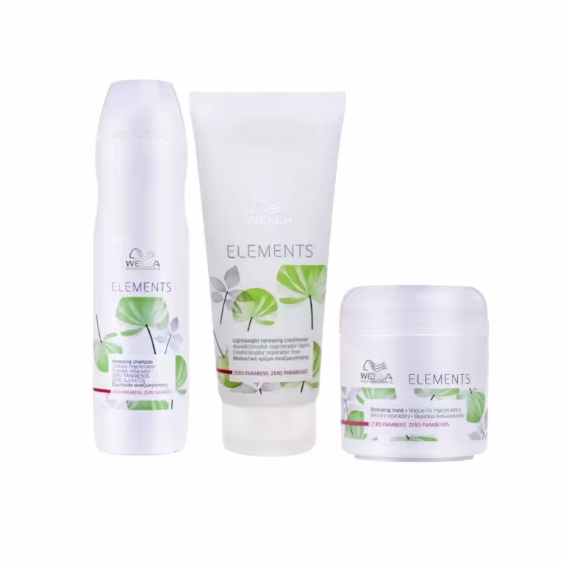 Kit Wella Professionals Elements Calming Renewing Trio Care (3 Produtos)