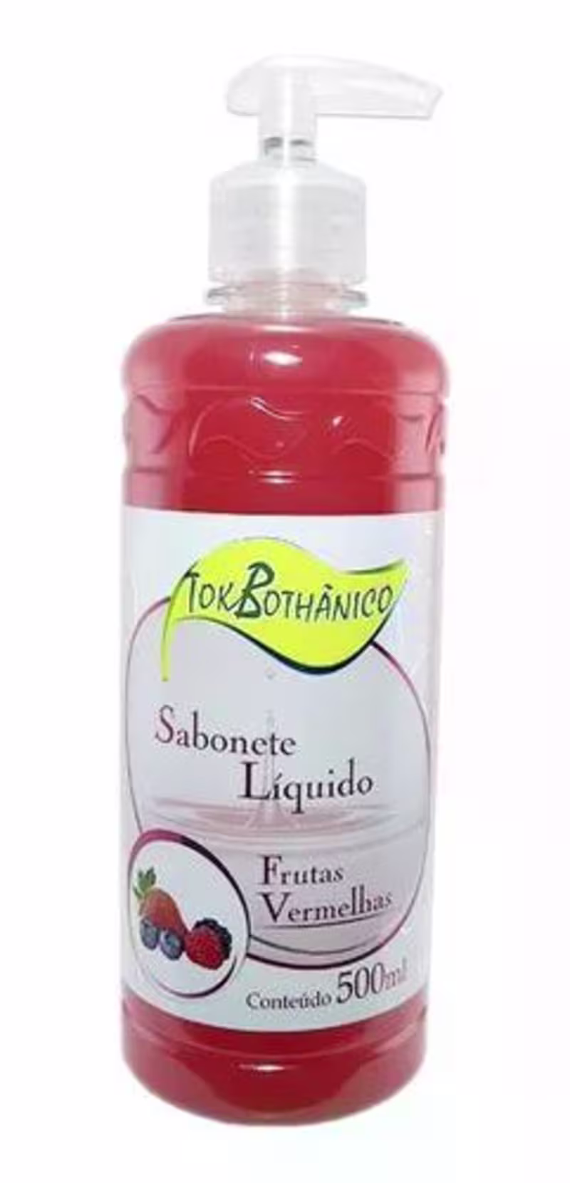 Sabonete Liquido Tok Bothanico Frutas Vermelhas 500ml