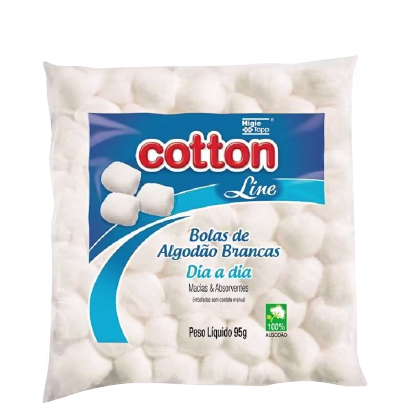 Algodão Bola Branca Cotton Line 95g