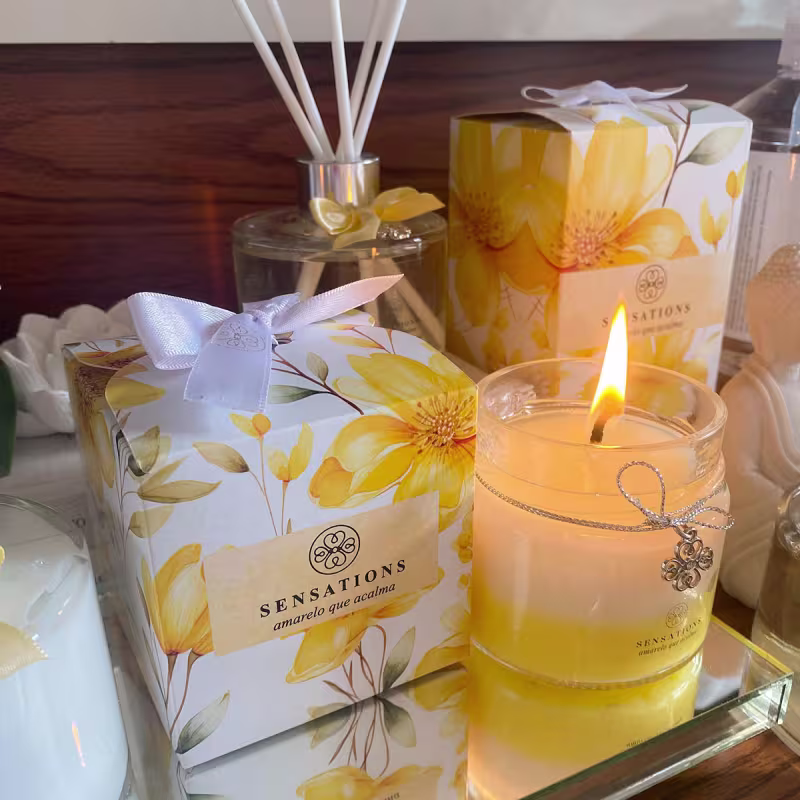 Kit Flora Vie Amarelo que Acalma Água Perfumada e Difusor de Aromas (2 produtos)