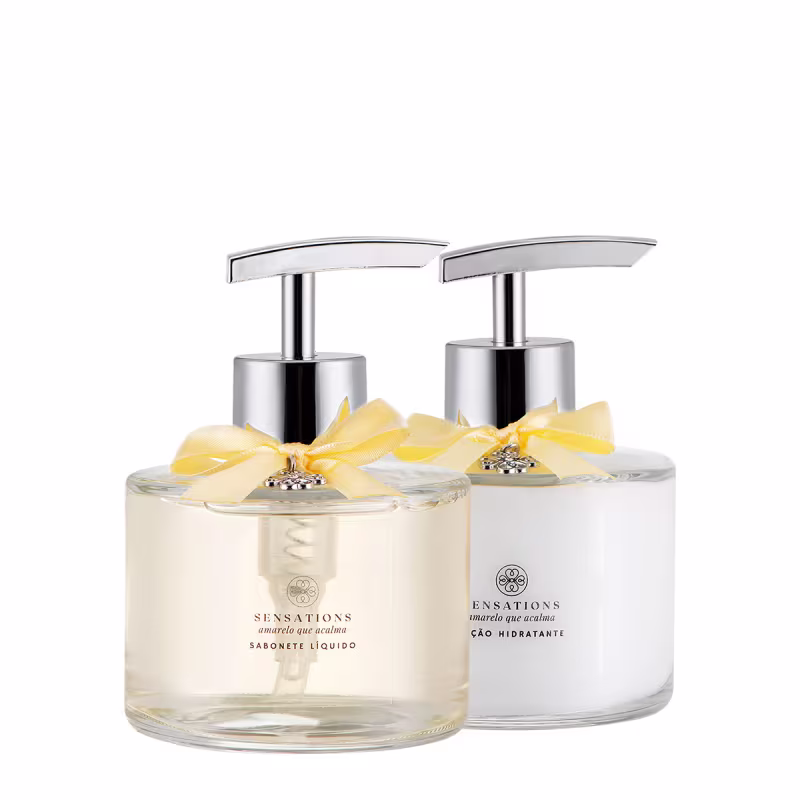 Kit Flora Vie Sensations Amarelo Que Acalma Sabonete Líquido e Loção Hidratante (2 produtos)