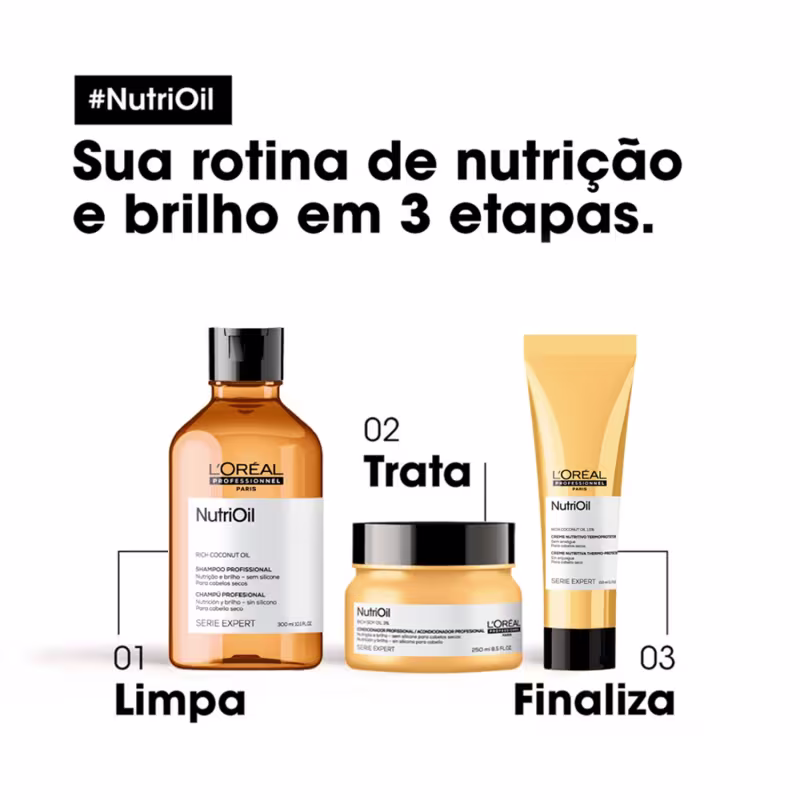 Kit L'Oréal Professionnel Nutrifier Duo Intense, 2 produtos.