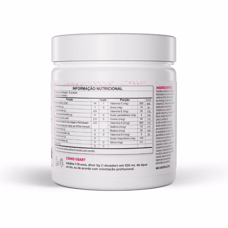Colágeno Hidrolisado com Ácido Hialurônico Healthspan 150g - Use Orgânico