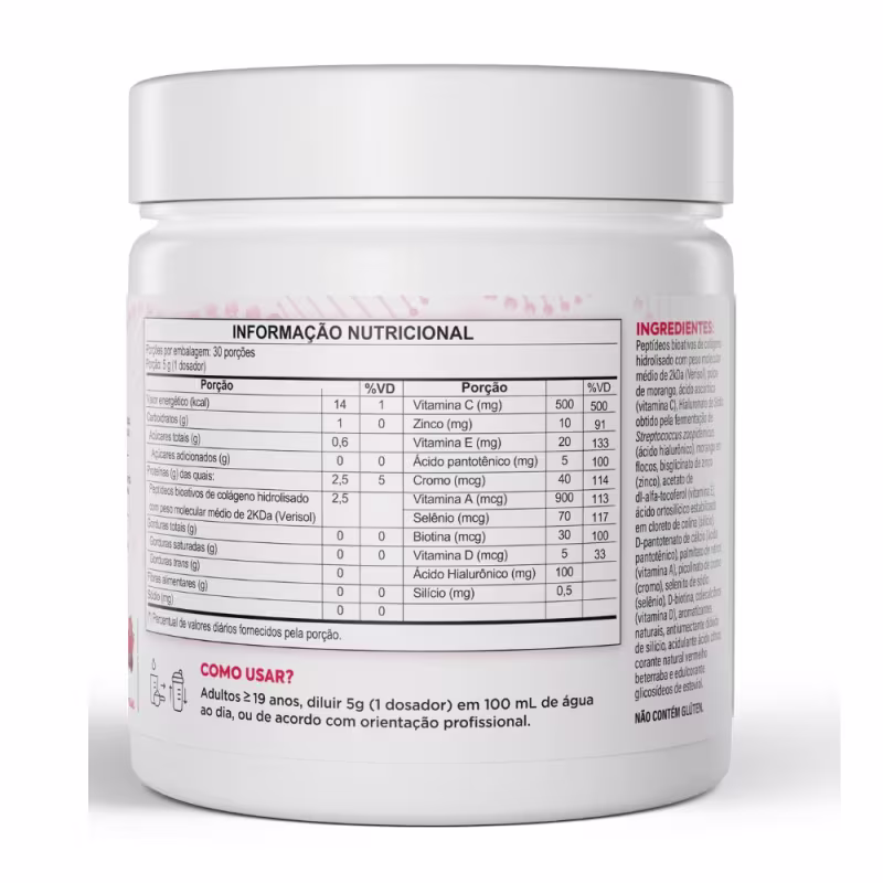 Kit com 2 Colágenos Hidrolisados com Ácido Hialurônico Healthspan 150g - Use Orgânico