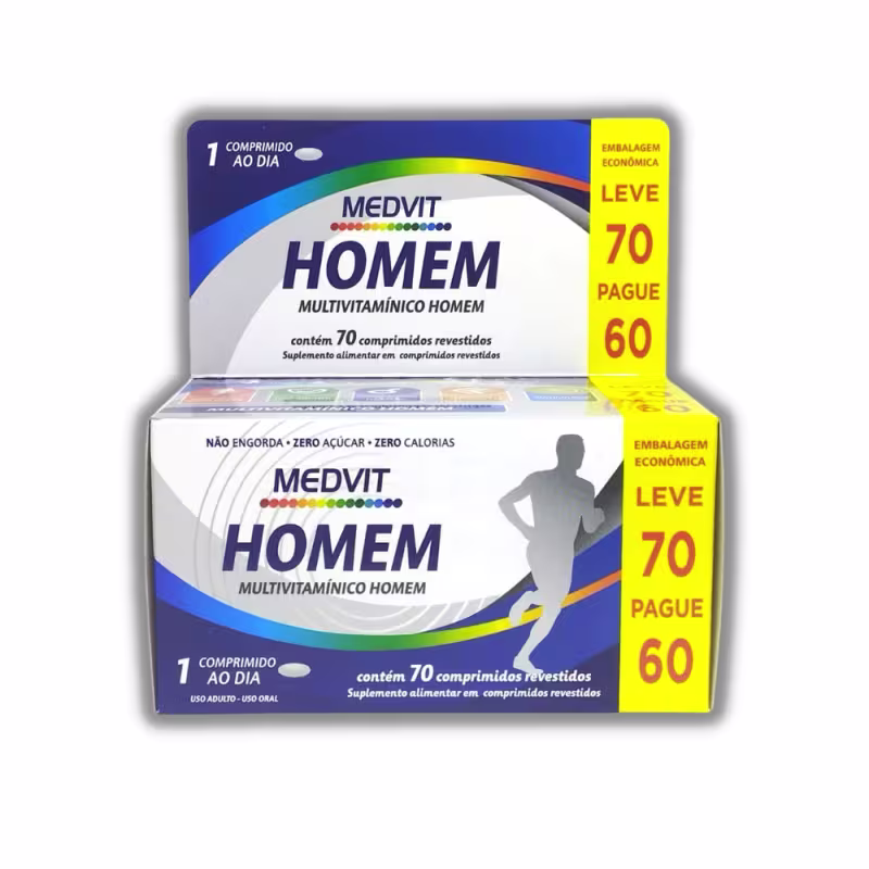Alquimia Cosméticos Medvit Homem - Suplemento Alimentar (70 Comprimidos)