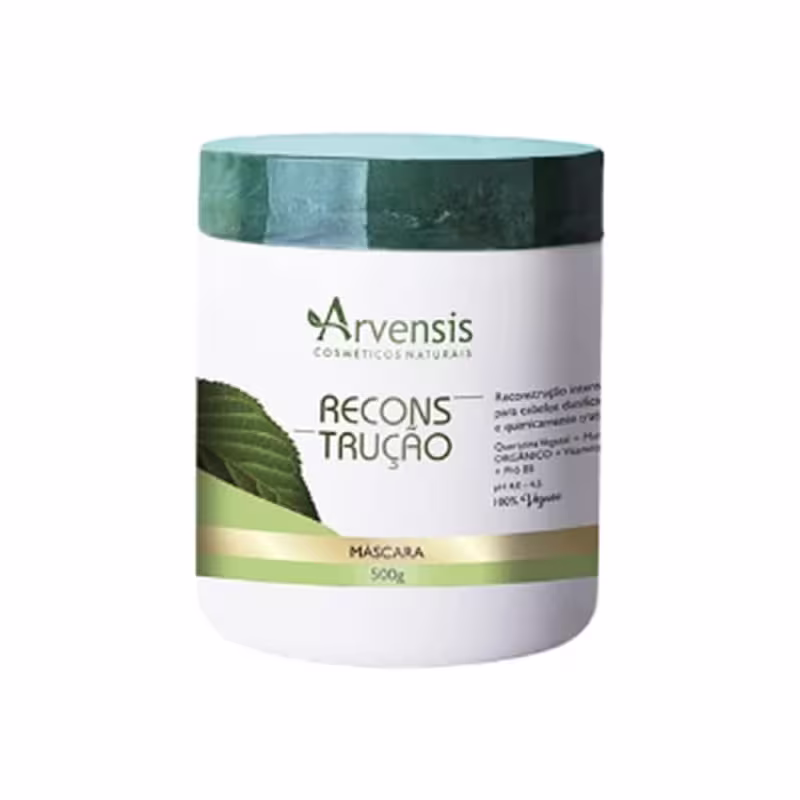 Máscara capilar Reconstrução de Arvensis Cosméticos Naturais. Volumetria 500g