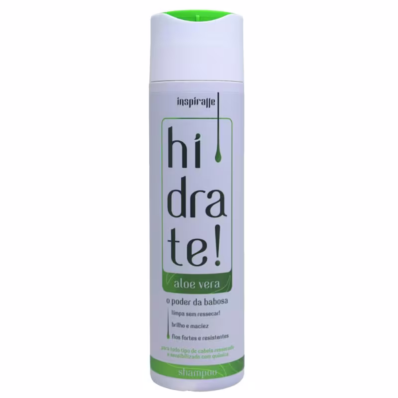Shampoo Hidrate - O Poder da Babosa Aloe Vera - Inspiralle - 250ml