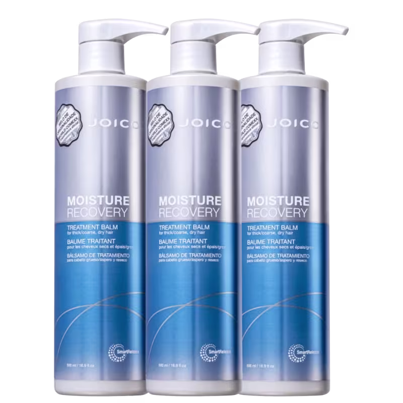 Kit Joico Moisture Recovery Balm - 3 unid. Máscaras 500ml ( 3 produtos)