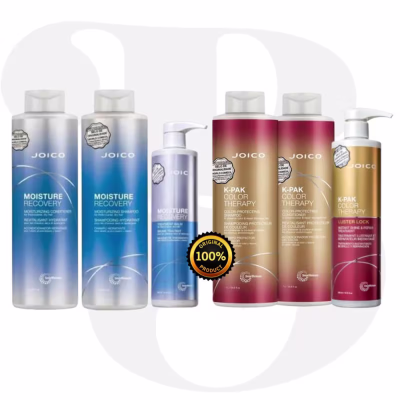 Kit Joico Moisture + K-pak Color Therapy Profissional (Tratamento Completo) - 6 Produtos