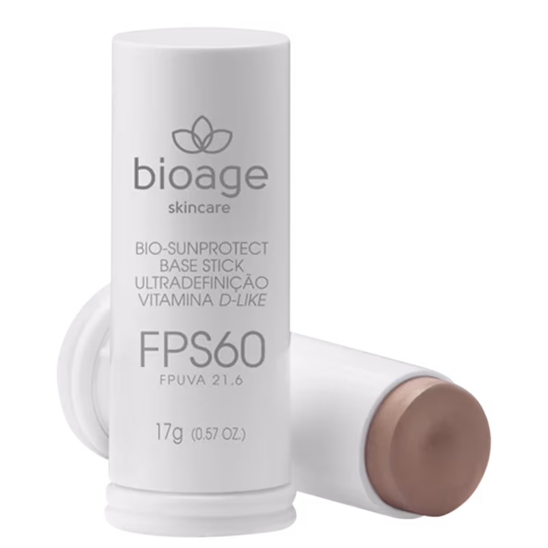 Bioage Protetor Solar Base Stick Utra Definição Vitamina D Fps60 - Marrom Escuro
