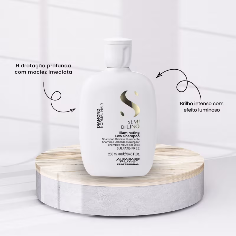 Kit Alfaparf Semi Di Lino Diamond Illuminating Hair (2 Produtos)