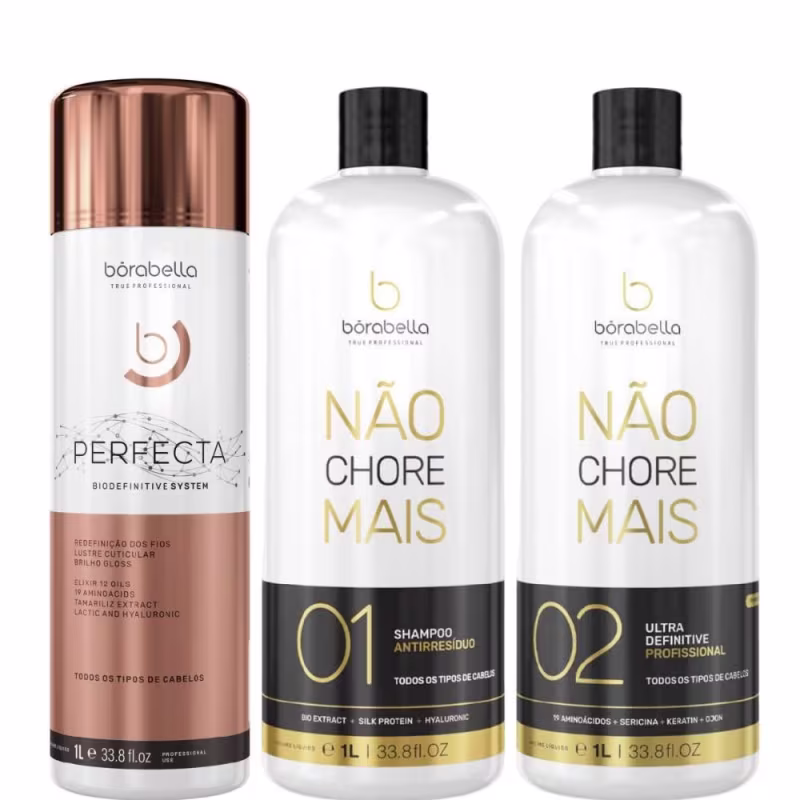 Borabella Perfecta 1 Litro + Não Chore Mais Kit 1 Litro