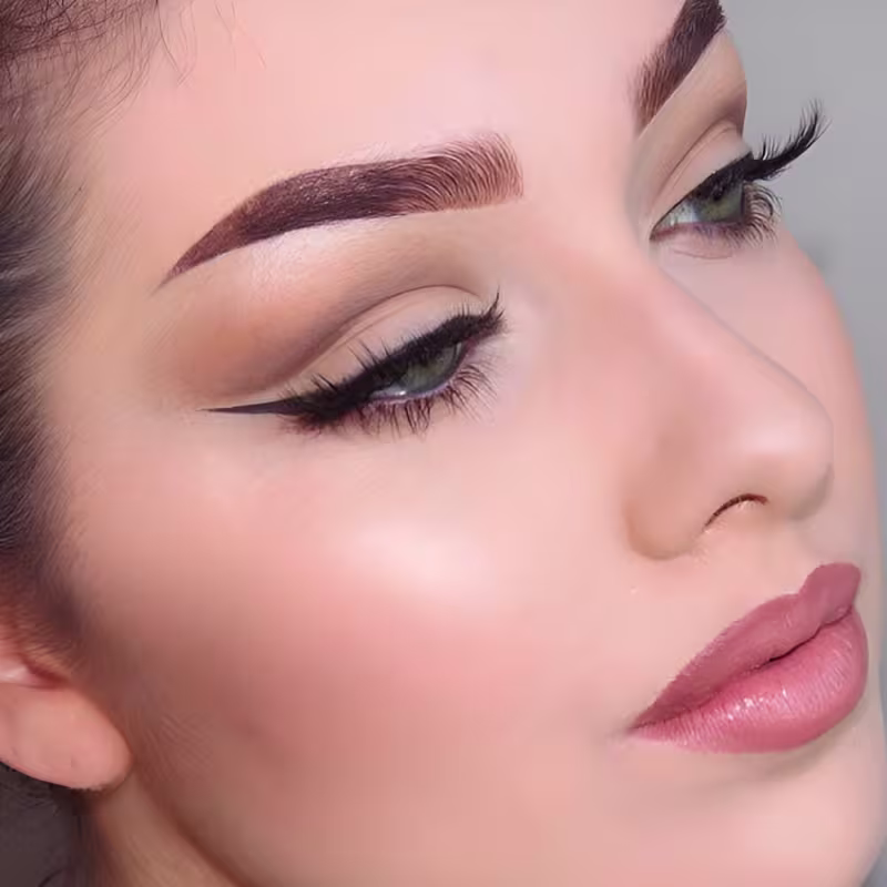 Delineador Lápis de Olhos Nude com Apontador Eyeliner Fenzza
