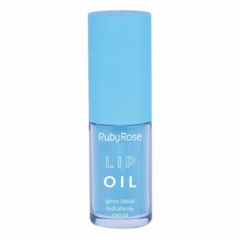 Brilho Labial Ruby Rose Lip Oil Menta, 3,8ml.