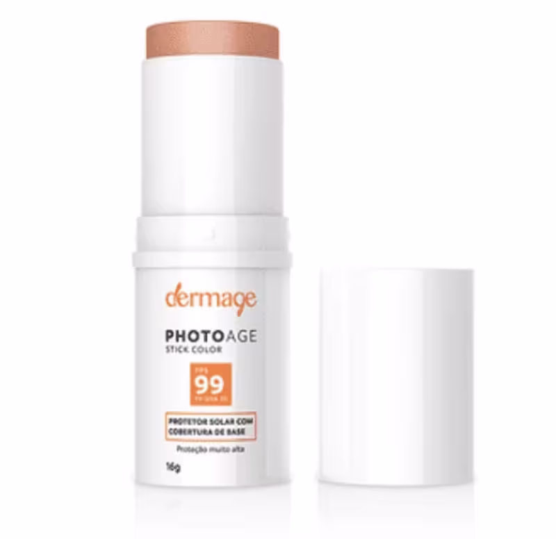 Dermage Photoage Stick Color Fps99 Cor Nude Peach 14g