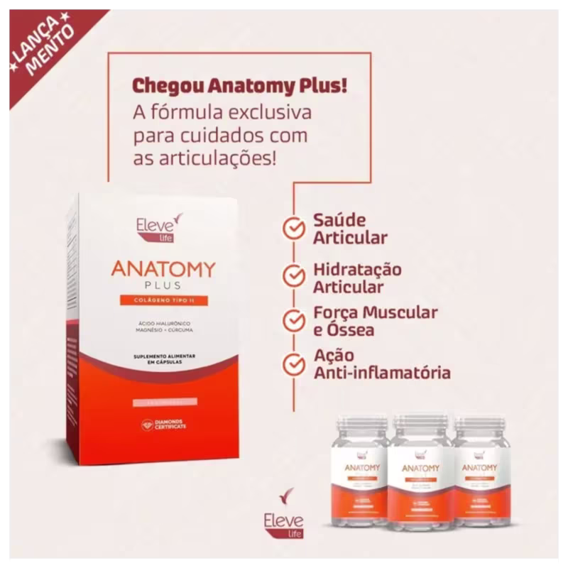 Anatomy Plus -articulações, cartilagens, ossos e inflamações 180 dias