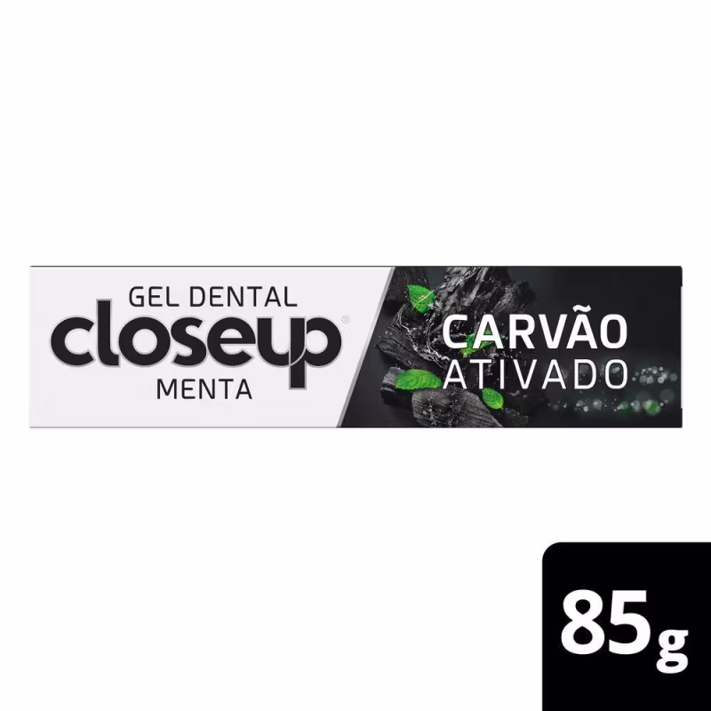 Creme Dental Close Up Carvão Ativado Menta 85g
