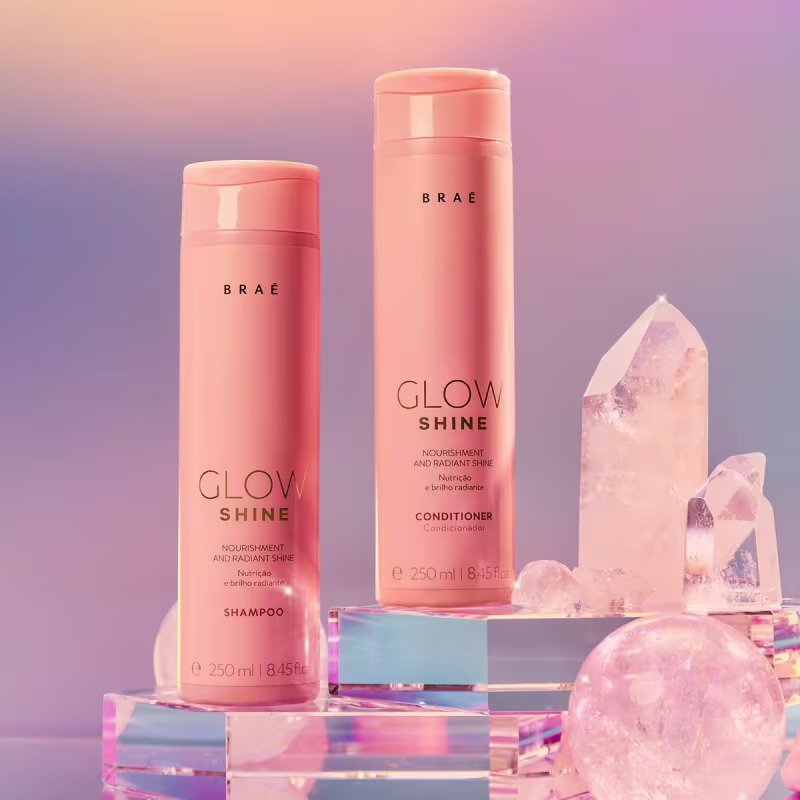 Kit Braé Glow Shine Shampoo e Hair Protein  (2 Produtos)