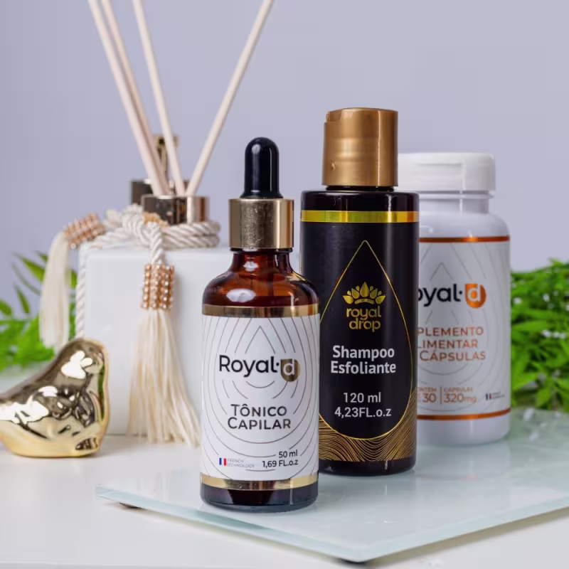 Kit Royal.d Redução de Queda (3 Produtos)