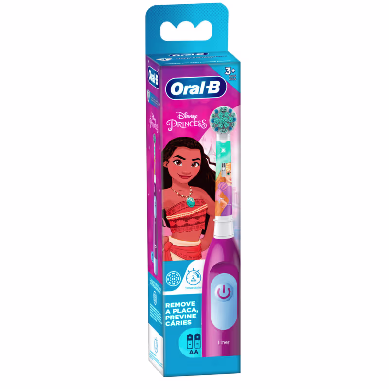 Escova Dental Elétrica Infantil Princesas 3+ Anos - Oral-b