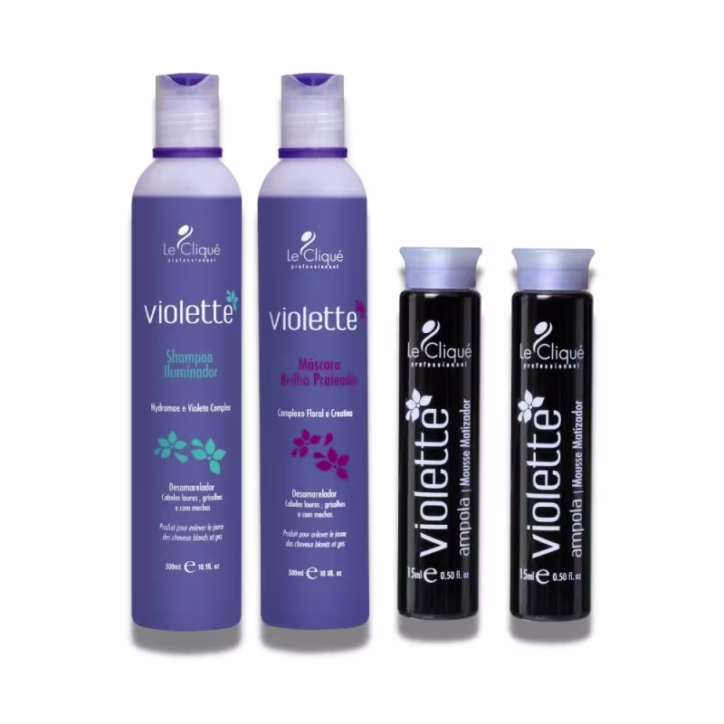 Kit Violette Brilho Prateador de Loiros 300 ml