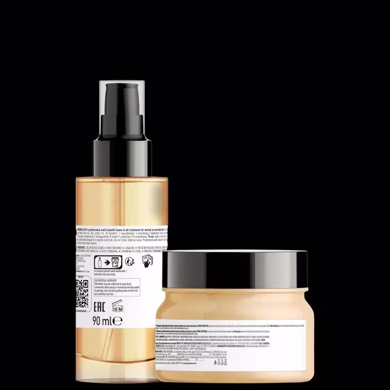 Kit L'Oréal Professionnel  Absolut Repair Gold Quinoa + Protein Dupla ( Máscara 250g + Óleo 90ml)
