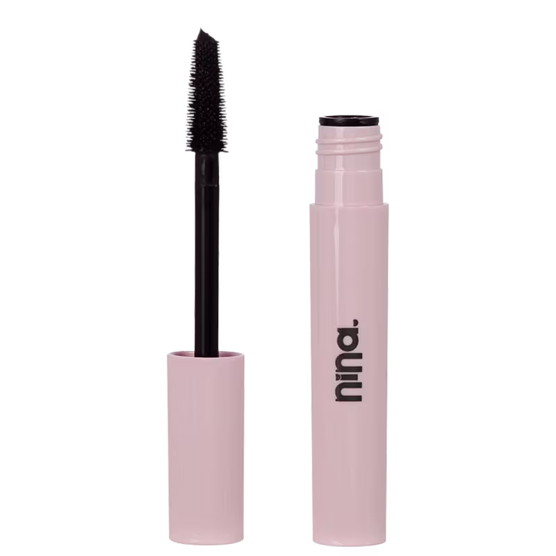 Máscara de Cílios Nina Makeup Alonga e Define Pantenol Lashes de 6g