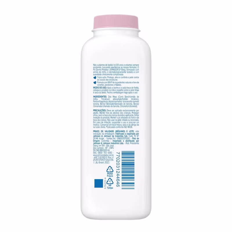 Talco Pó Dermo Protetor Johnson's Baby Original 100g