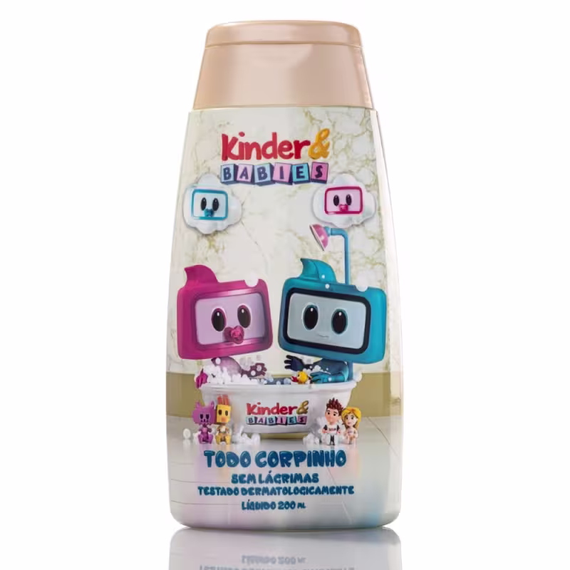 Kinder & Babies Sabonete Todo Corpinho Carinho - Sabonete Líquido 200ml