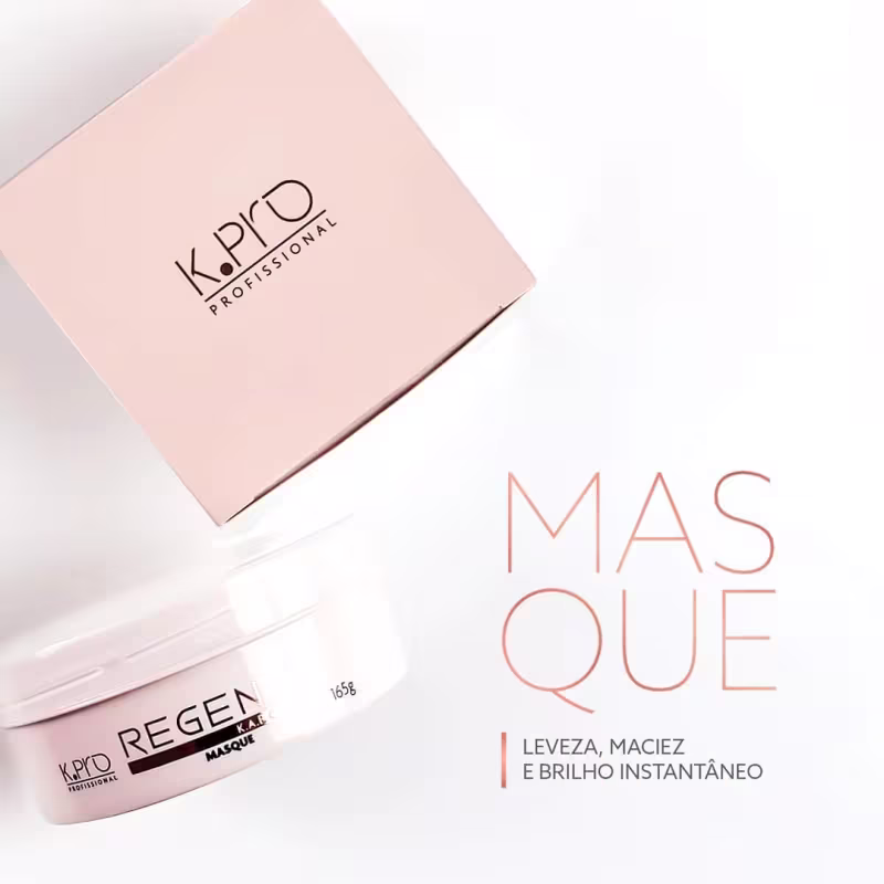 Kit K.Pro Profissional Regenér Shampoo Condicionador Leave-in Oil e Ampola (5 produtos)