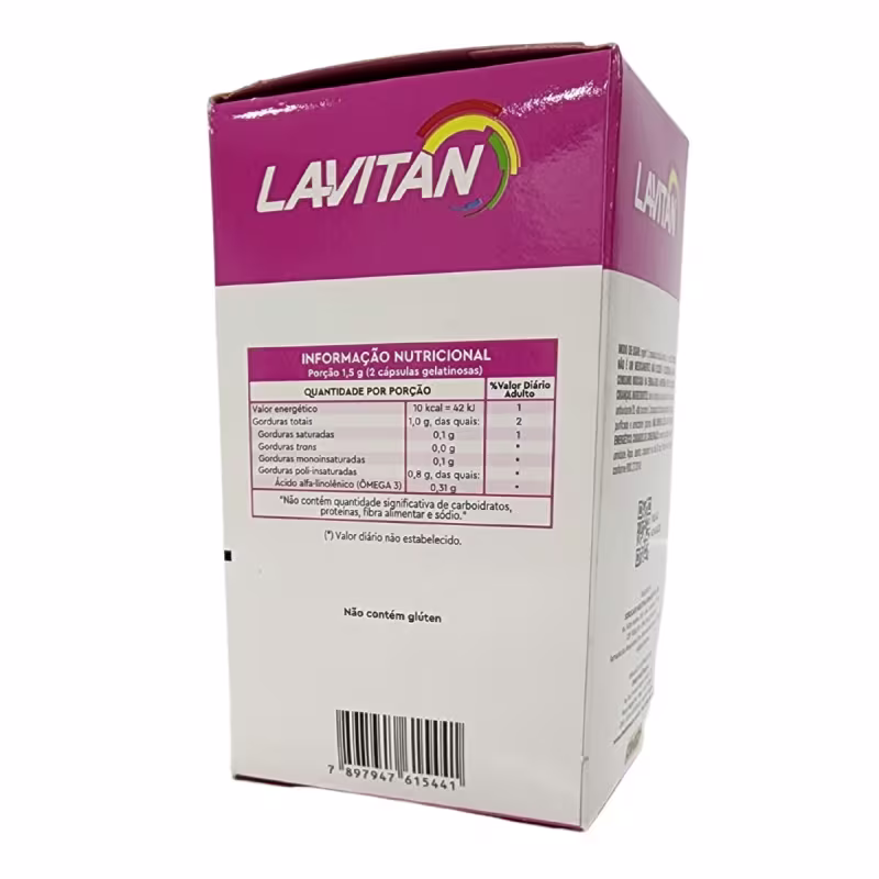 Tabela de informação nutricional