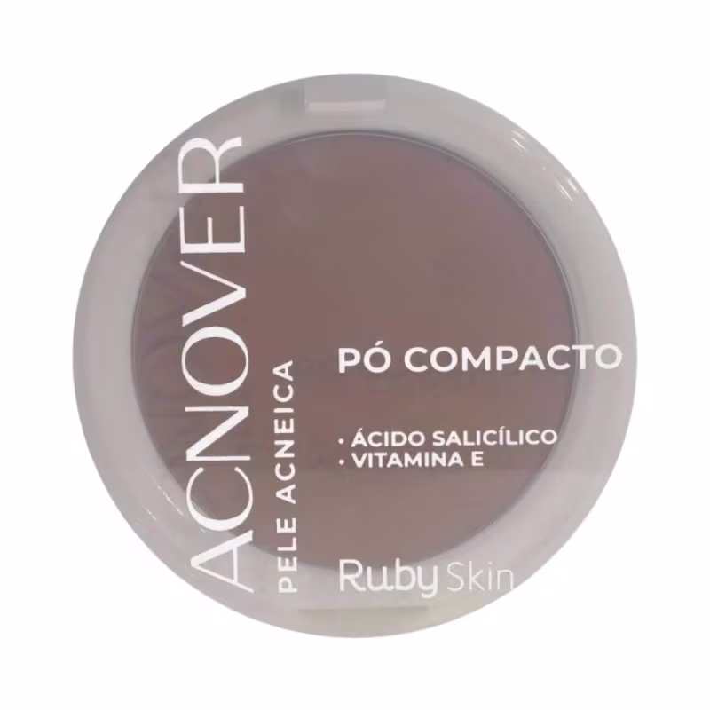 Pó Compacto Ruby Rose Ruby Skin Acnover ME120, 10g.