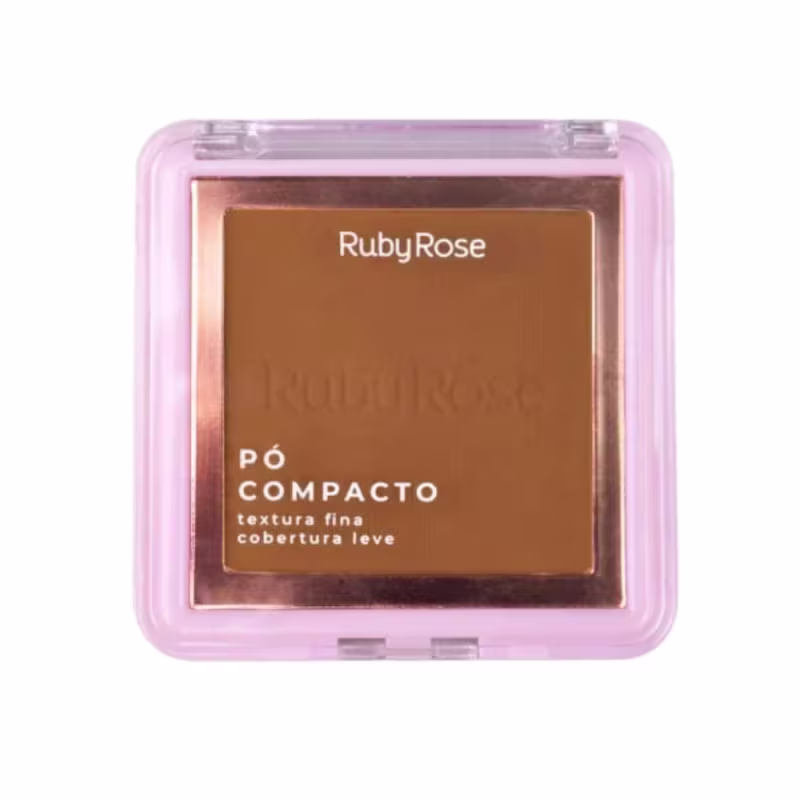 Pó Compacto Facial Ruby Rose Textura Fina PC80, 7,5g.