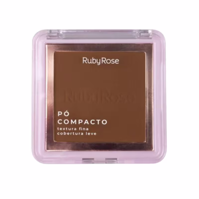 Pó Compacto Facial Ruby Rose Textura Fina PC90, 7,5g.