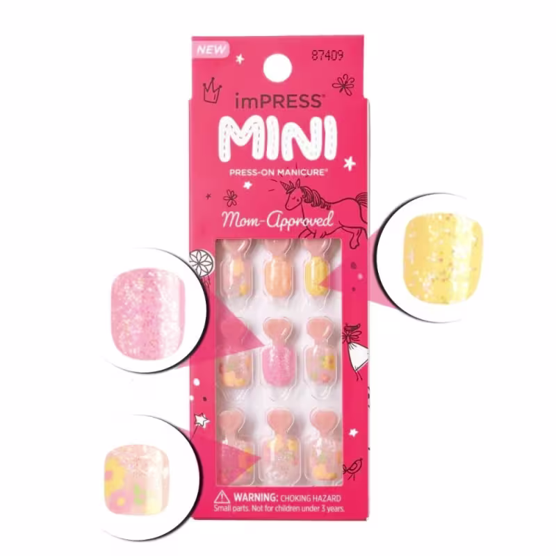 Unhas postiças Mini da marca Kiss New York.