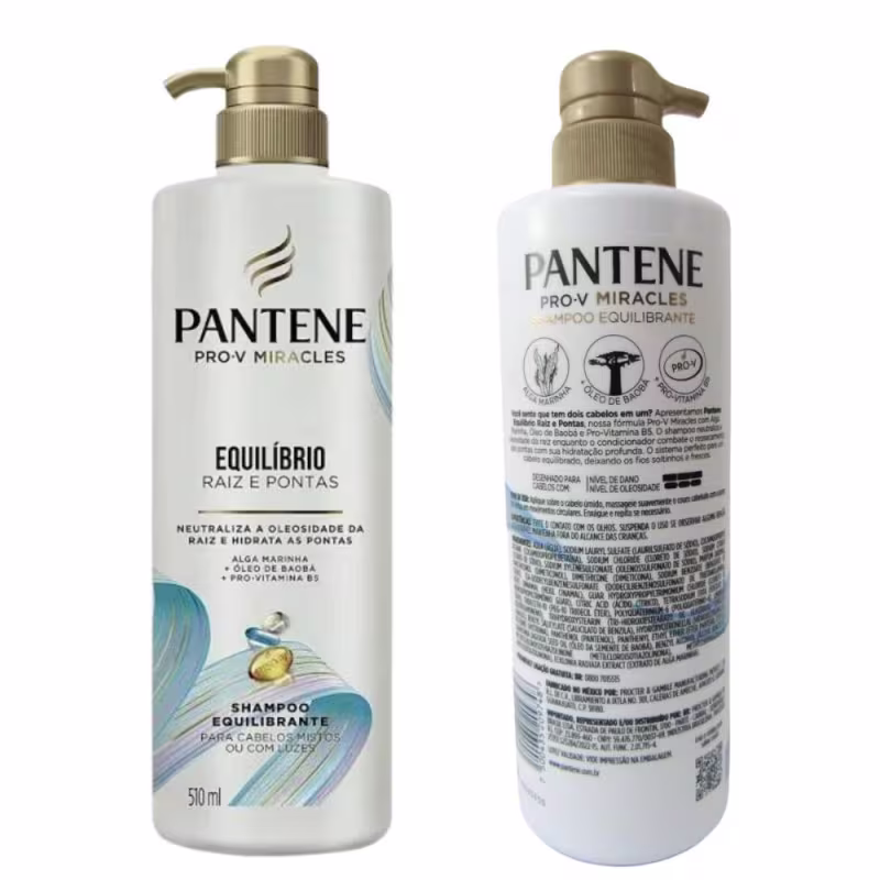 Shampoo Pantene Pro-V Miracles Equilíbrio, 510ml.