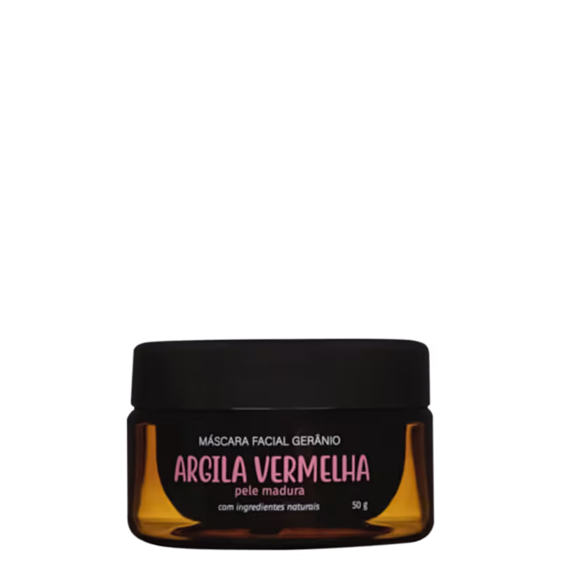 LCS Hair Care Argila Vermelha Gerânio - Máscara Facial 50g