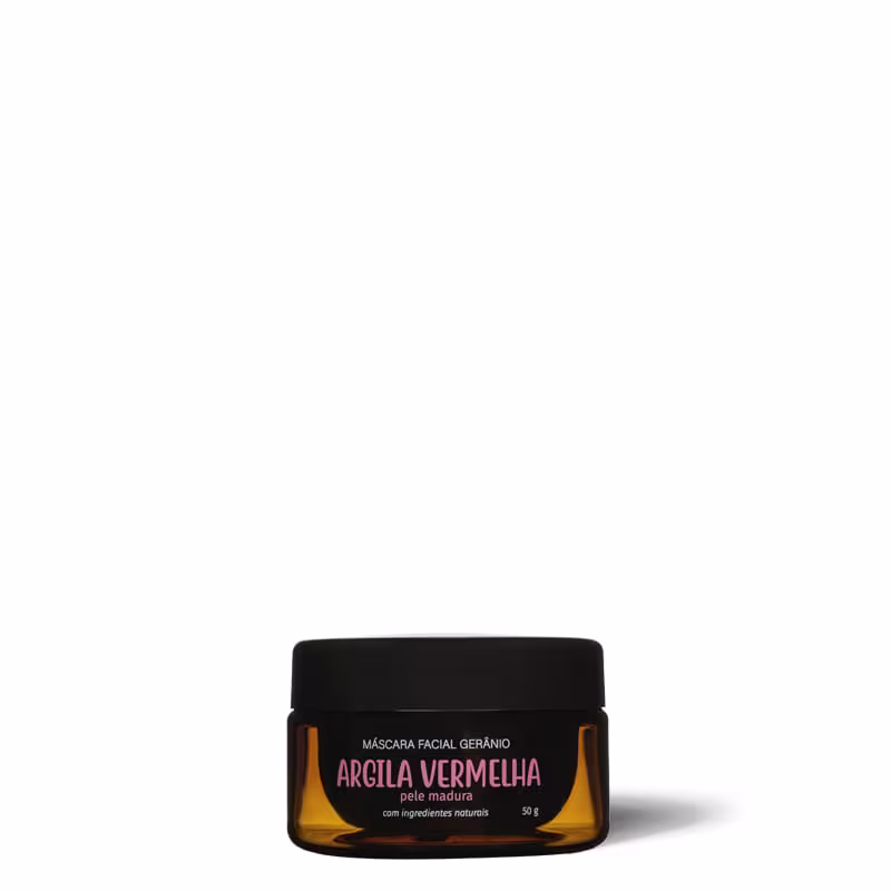 LCS Hair Care Argila Vermelha Gerânio - Máscara Facial 50g