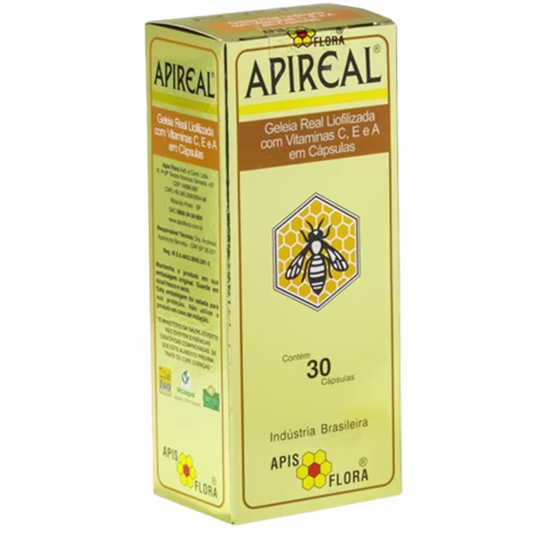 Apis Flora Apireal - Geleia Real (30 Cápsulas)