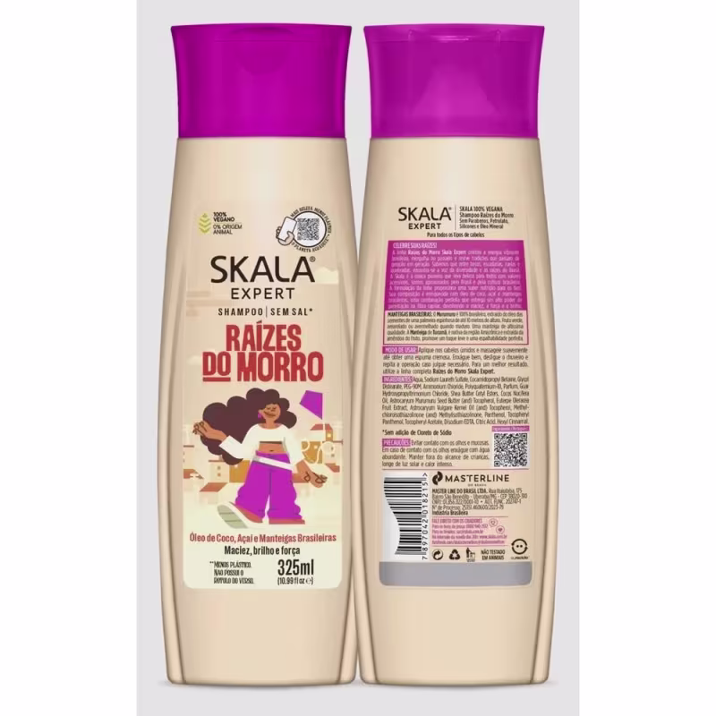Shampoo e Condicionador Skala Raízes do Morro com 325ml Cada
