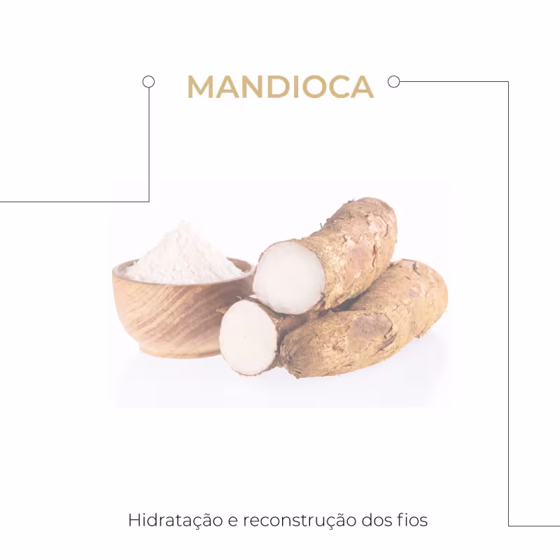 Condicionador Mandioca MAX P.A. Hidratação Profunda Kiron Cosméticos 300ml