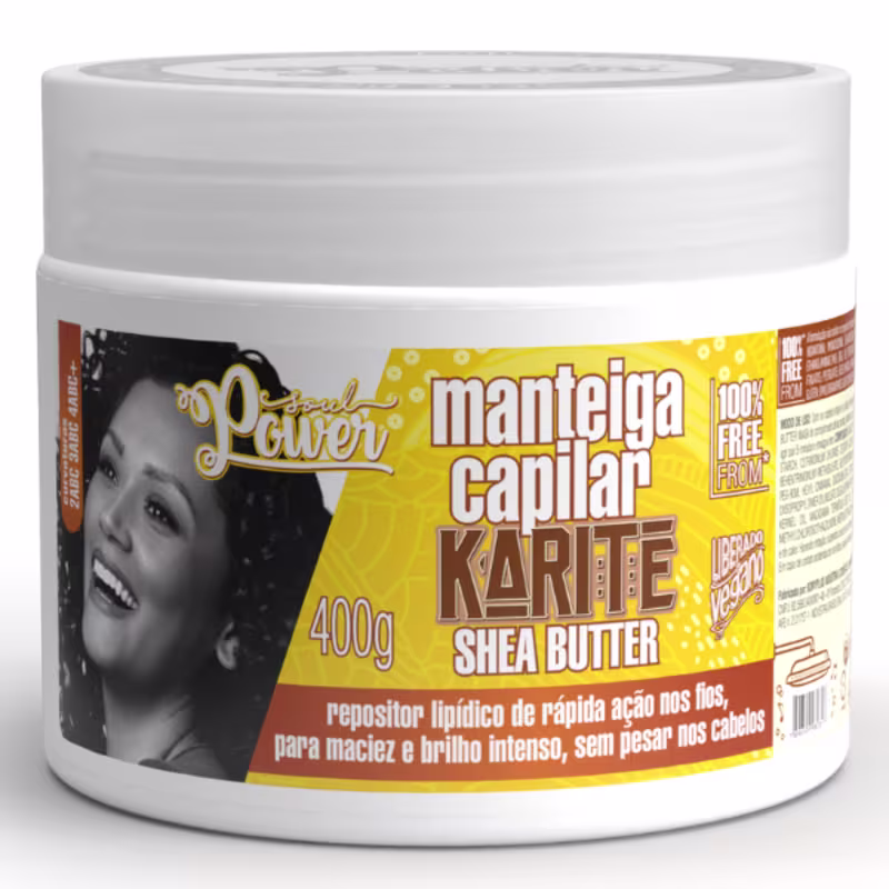 Trio Shampoo, Condicionador e Manteiga Karité Shea Butter - Soul Power