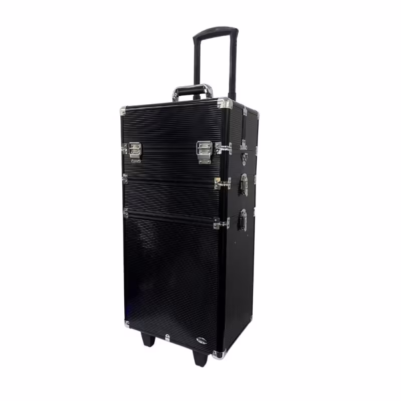 Maleta Carrinho Rubys 3 Andares e 2 Rodinhas Preta Fs-1206c