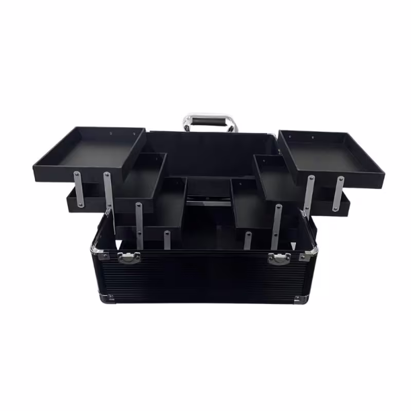 Maleta Carrinho Rubys 3 Andares e 2 Rodinhas Preta Fs-1206c