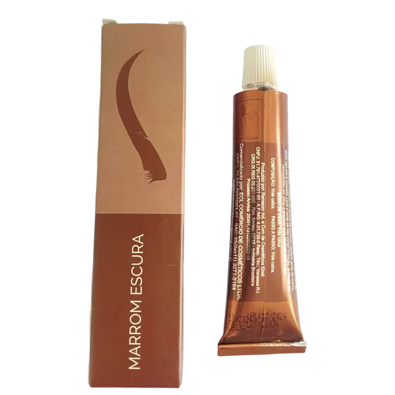 Kit Eclépcya Coloração para Sobrancelhas Marrom Escuro + Oxidante (2 Produtos)