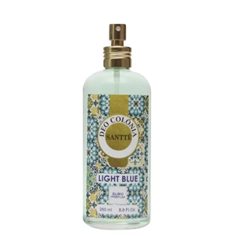 Santté Light Blue Europarfum - Desodorante Colônia Unissex 260ml