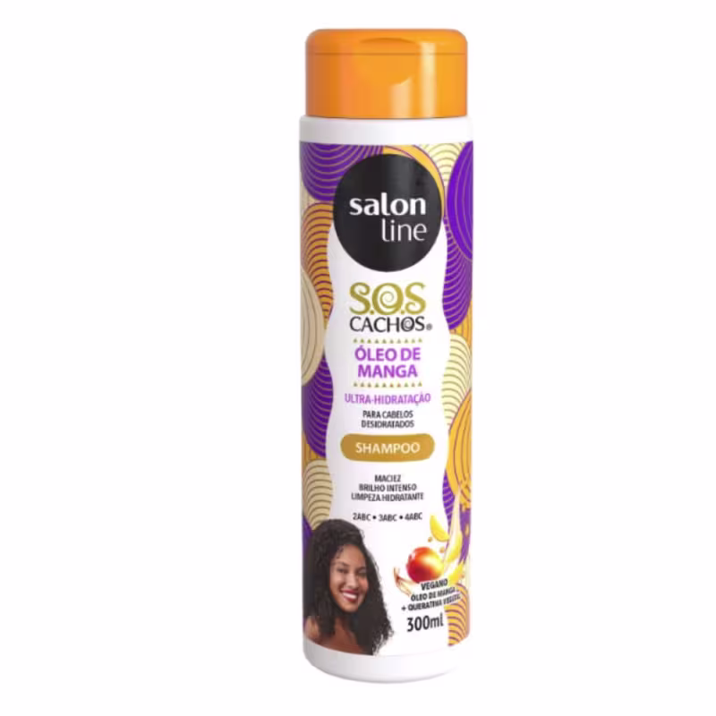 Shampoo + Condicionador Salon Line Sos Cachos Óleo de Manga 300ml