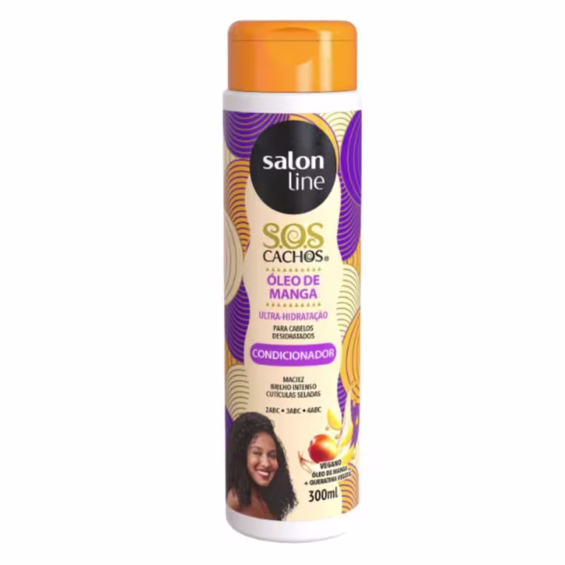 Shampoo + Condicionador Salon Line Sos Cachos Óleo de Manga 300ml