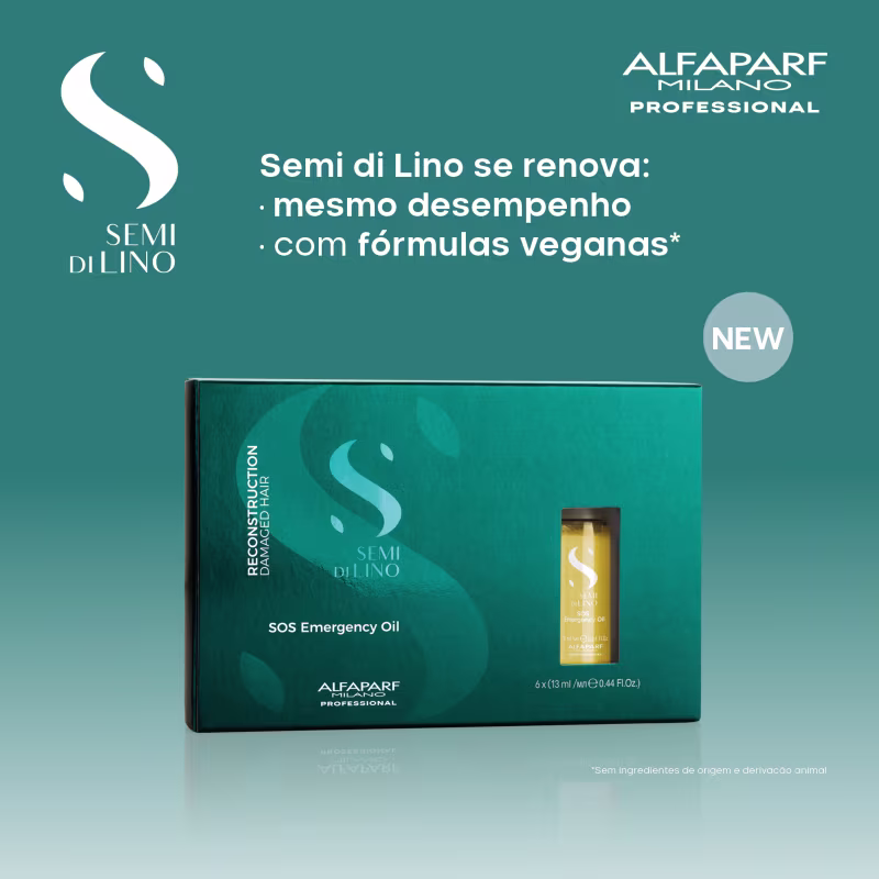 Kit Ampola Alfaparf Semi Di Lino Reconstruction SOS Emergency Oil (12x13ml)